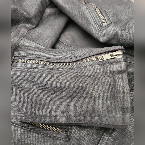 Free People Black Jacket Size 4 - Picture 4 of 6